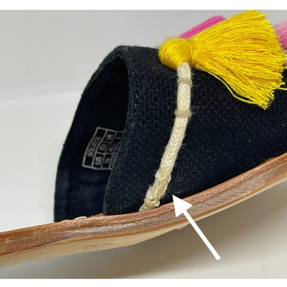 SOLUDOS Tassel City Slide Boho Sandals - Picture 9 of 10